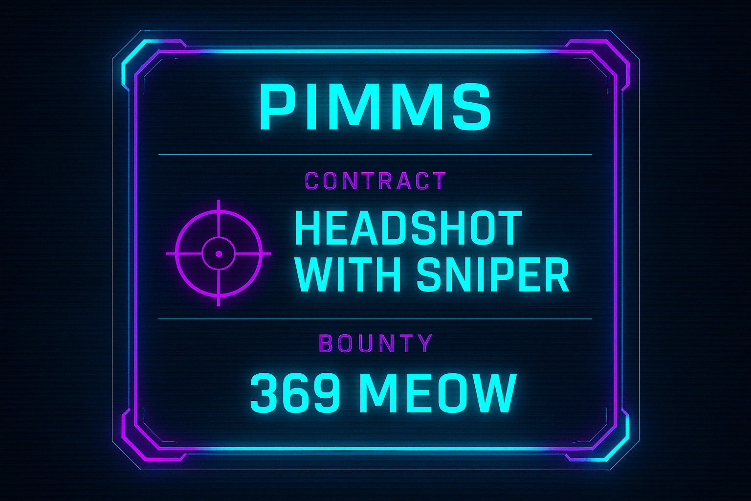 Contract card for PIMMS