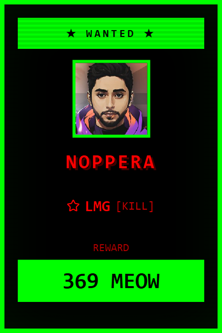 Contract card for Noppera