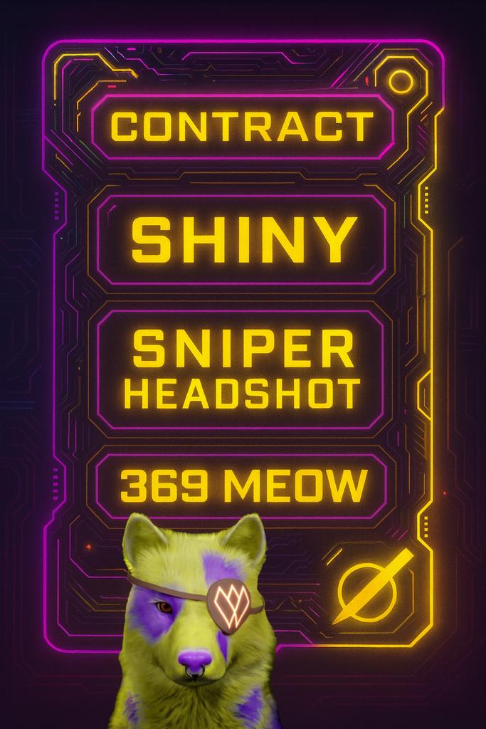 Contract card for SHINY